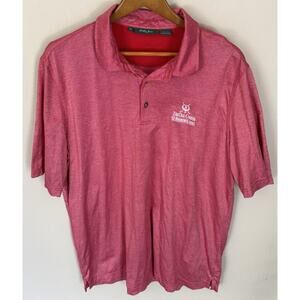 Bobby Jones Red Golf Polo XL The Old Course St Andrews Links